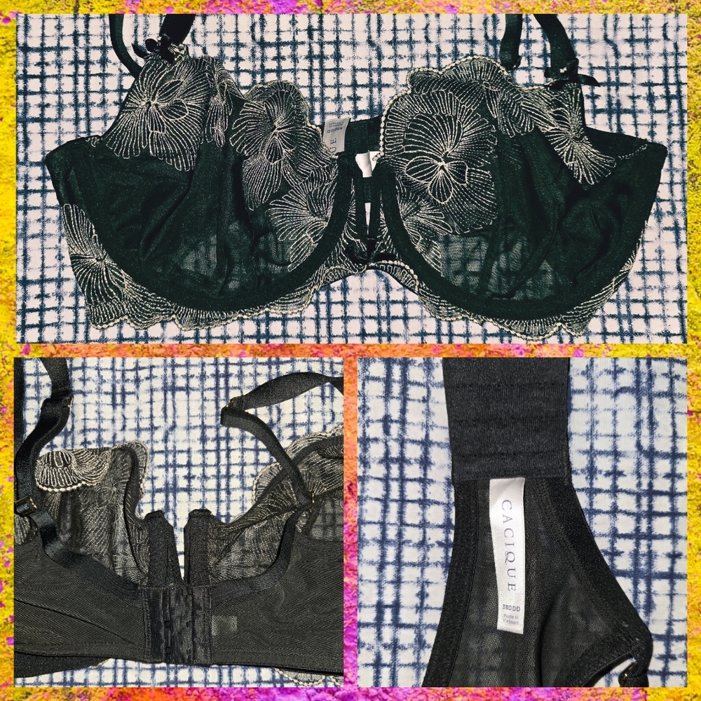 EUC Cacique Bra 38DDD